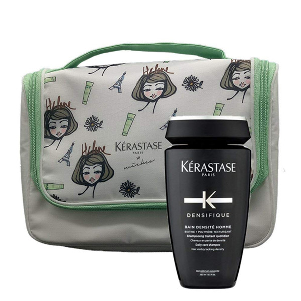 KERASTASE卡诗男士纤弱洗发水250ml+洗漱包