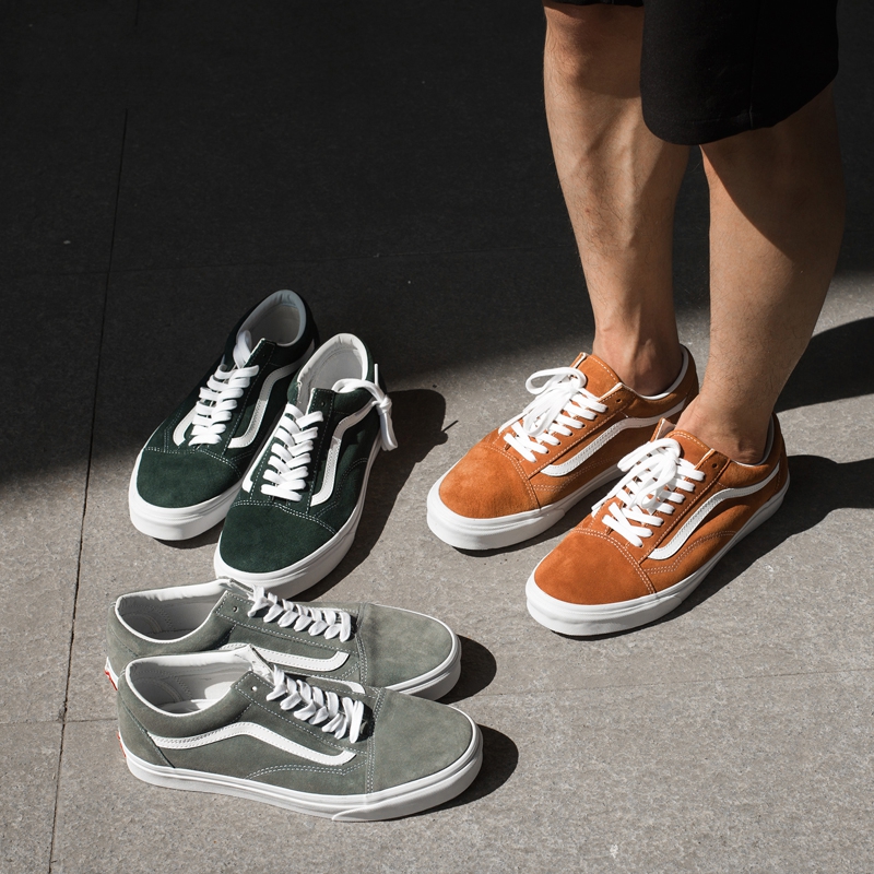Vans Old Skool 橙色麂皮
