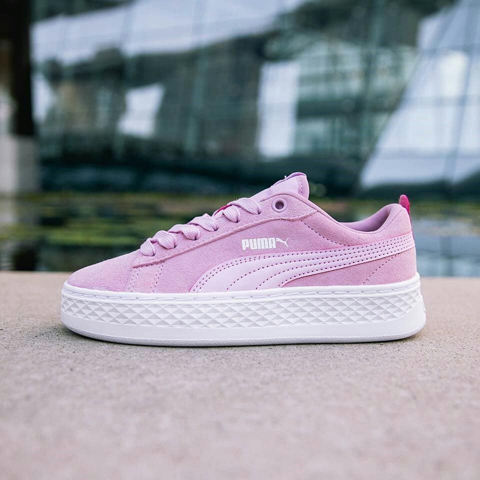 Puma Smash Platform  淡粉