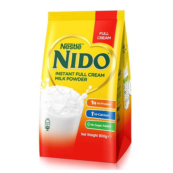 Nestlé雀巢荷兰原装进口Nido全脂奶粉900克/袋