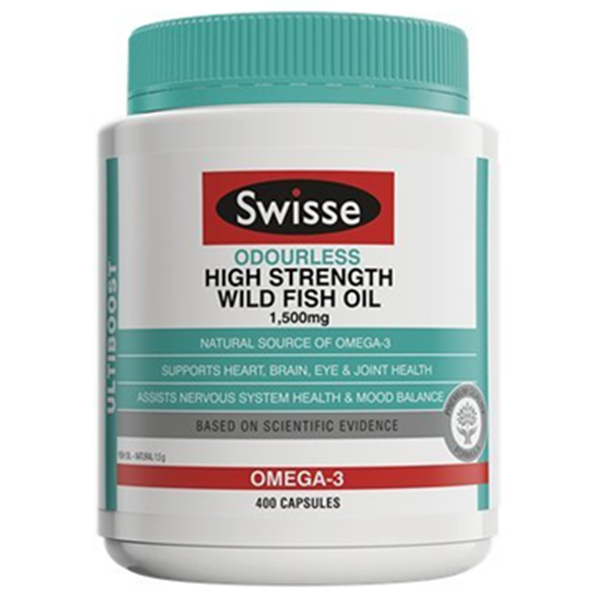 Swisse 无腥味野生鱼油胶囊 400粒