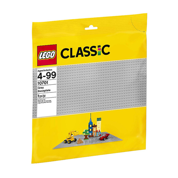 LEGO乐高经典创意灰色底板10701