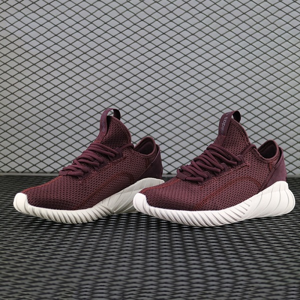 adidas Tubular Doom Sock 酒红色