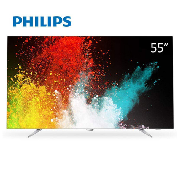 飞利浦55英寸无边框人工智能液晶电视55OLED783/T3