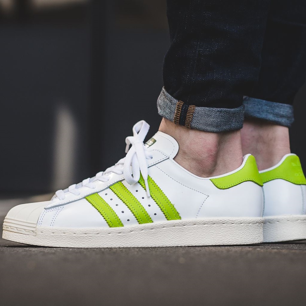 adidas Superstar 80s 白翠绿