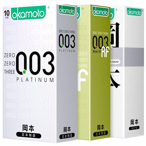 冈本 避孕套 超薄 组合装30片