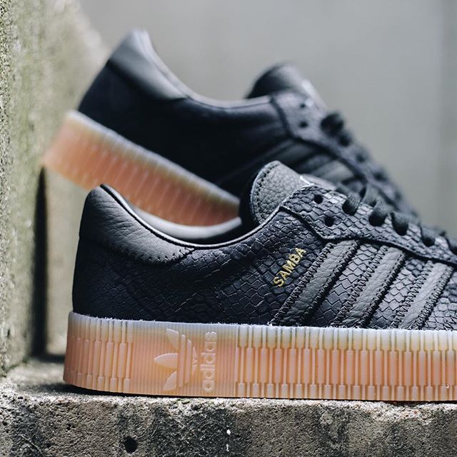 adidas Sambarose 黑生胶