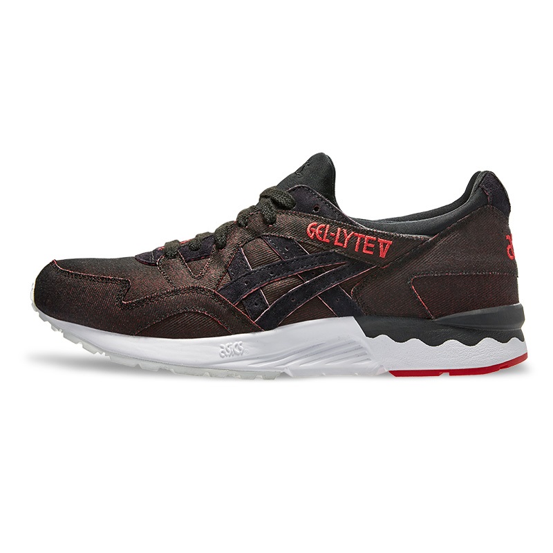 Asics Gel-Lyte V 黑红麂皮