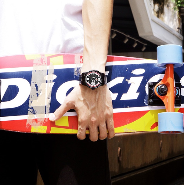 美国Dickies运动手表防水男士钢带腕表ST-19D