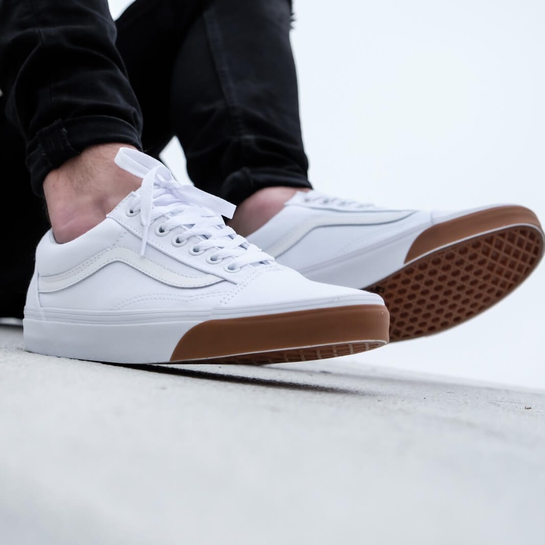 Vans Old Skool 白色生胶头
