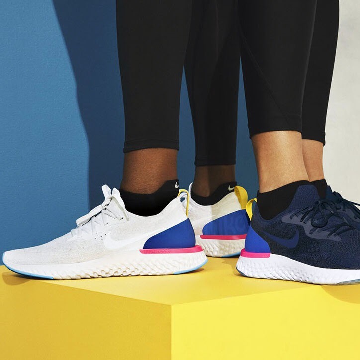 Nike Epic React Flyknit 白蓝