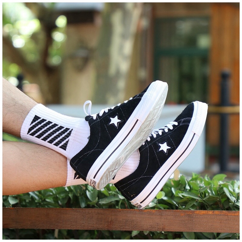 Converse One Star  黑色麂皮