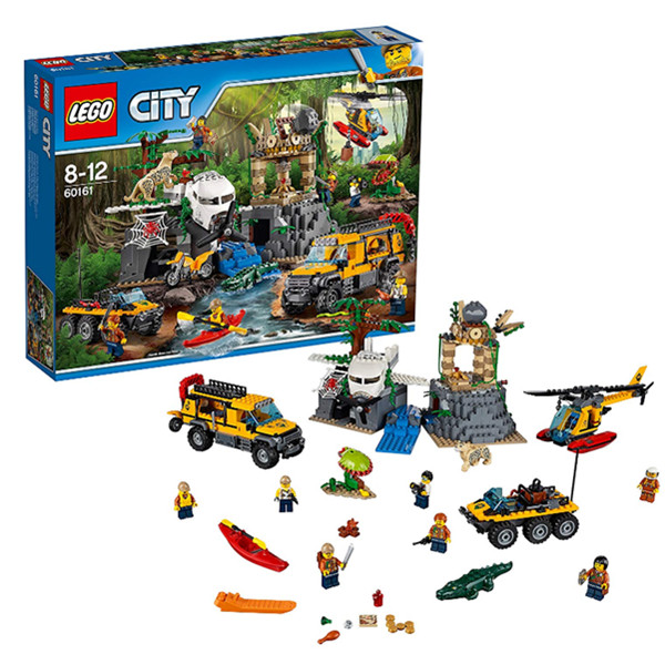LEGO乐高城市系列丛林勘探场60161
