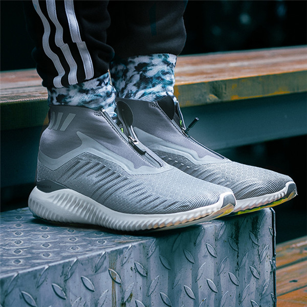 adidas Alpha Bounce ZIP 灰绿