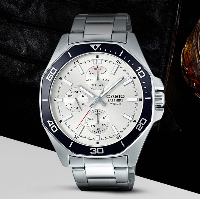 casio MTH-3050 休闲防水石英男士手表