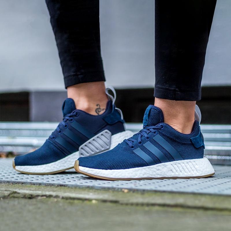 adidas Originals NMD R2 深蓝/白