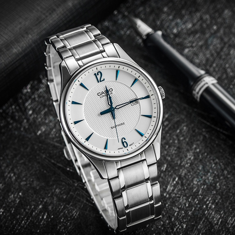 casio LIN-205D 钢带防水手表