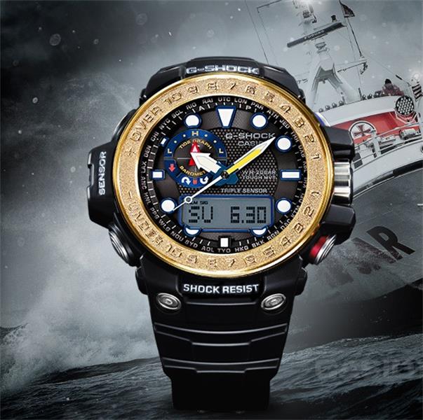 casio GWN-1000 运动防水男士手表