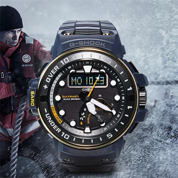 casio GWN-Q1000NV 运动男士手表