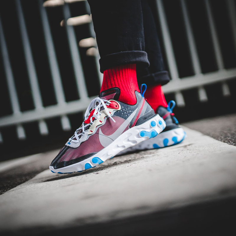 Nike React Element 87 高桥盾/灰蓝