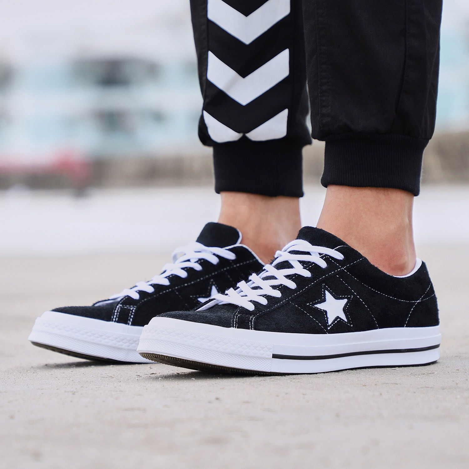 Converse One Star  黑色麂皮