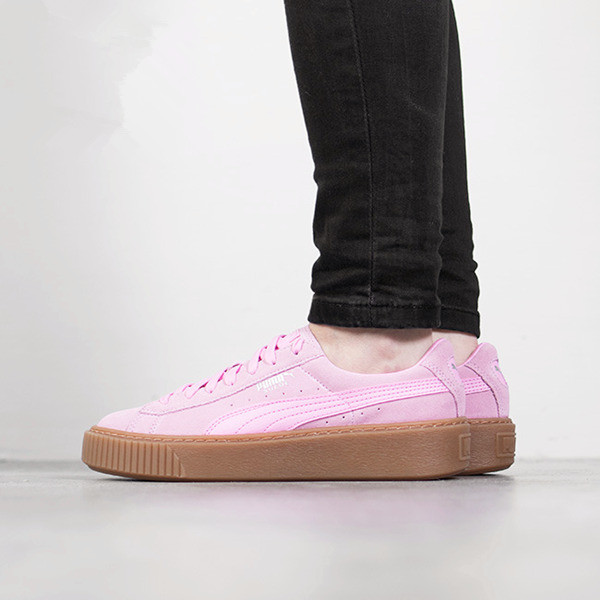 Puma Suede Platform Rihana 粉/深棕