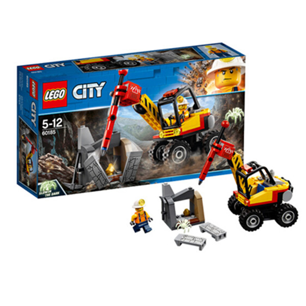 LEGO乐高城市系列强力巨石劈裂机60185