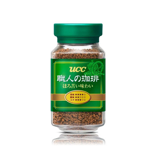 UCC悠诗诗偏苦口感速溶咖啡粉90g(日本进口)