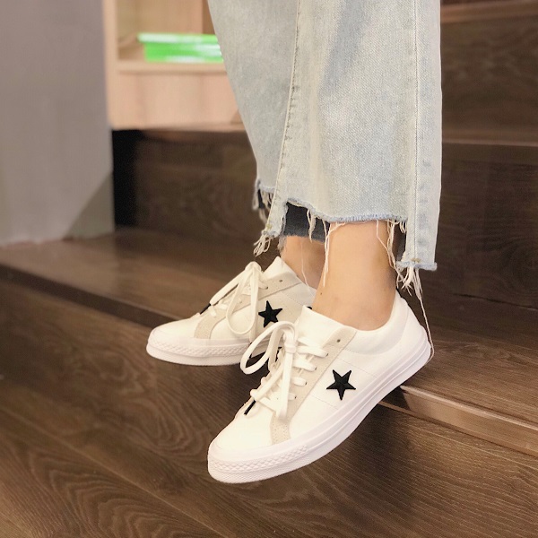 Converse One Star  白/灰