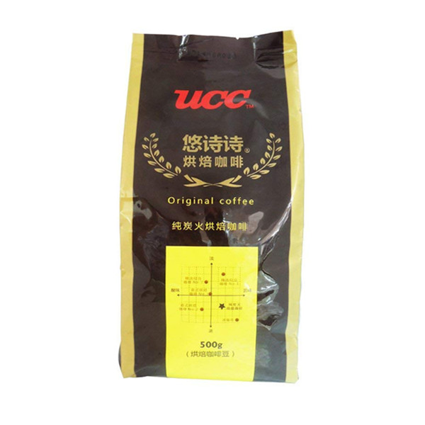 UCC悠诗诗纯炭火烘焙咖啡豆500g
