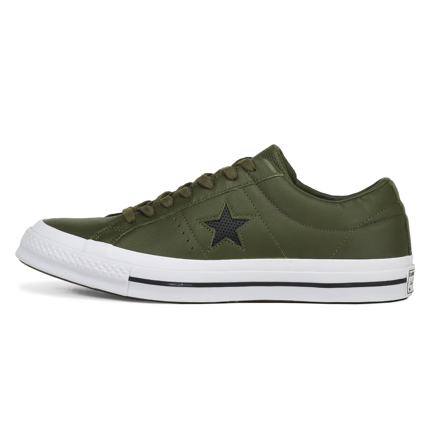 Converse One Star  军绿皮面