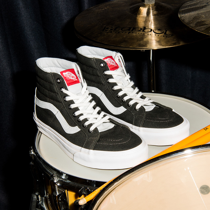 Vans SK8-Hi 黑白撞色