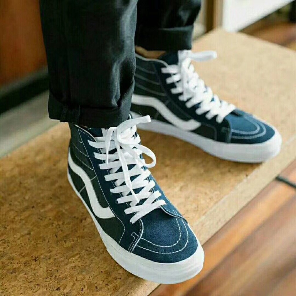 Vans SK8-Hi 蓝绿拼接