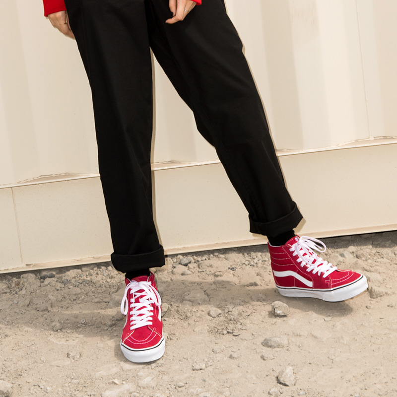 Vans SK8-Hi 大红