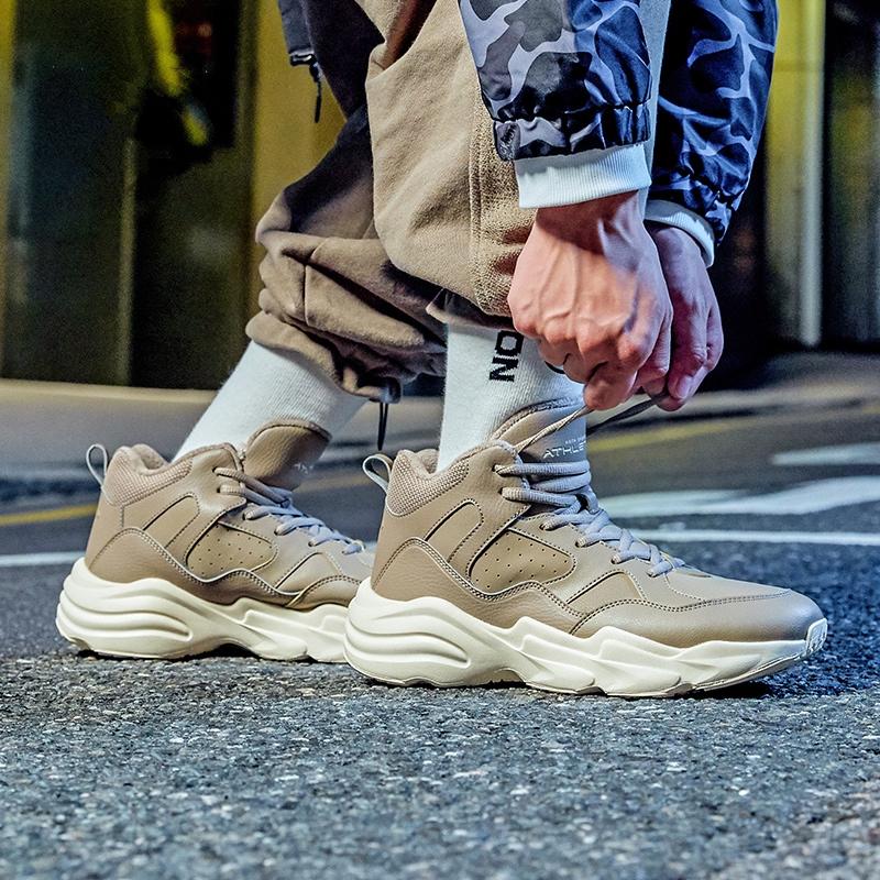 安踏 高帮加绒老爹鞋 91846902