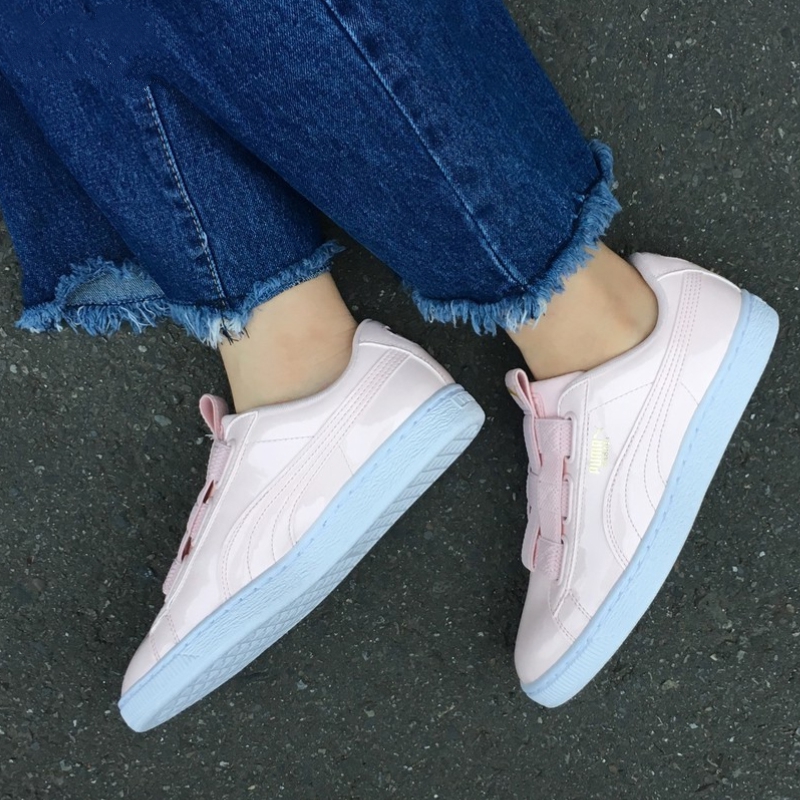 Puma Basket Heart 粉色