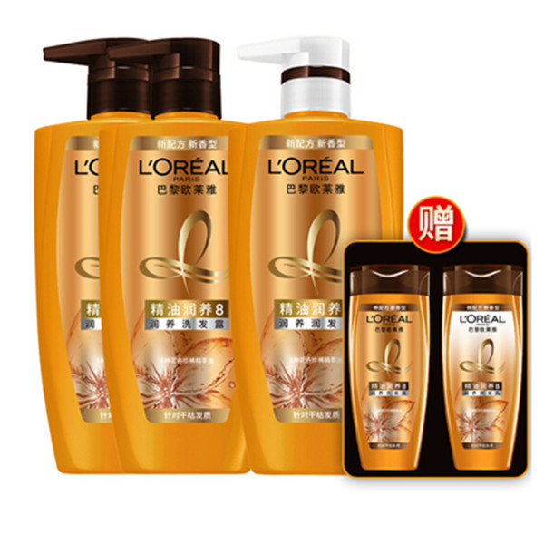 欧莱雅（LOREAL）精油润养滋养洗护套装