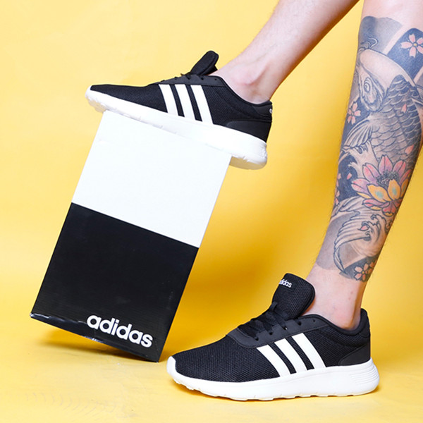 adidas NEO Lite Racer 白标黑尾
