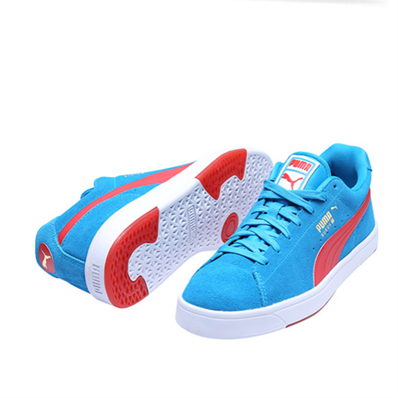 Puma Suede S Lace-Up  宝石蓝/鲜红色