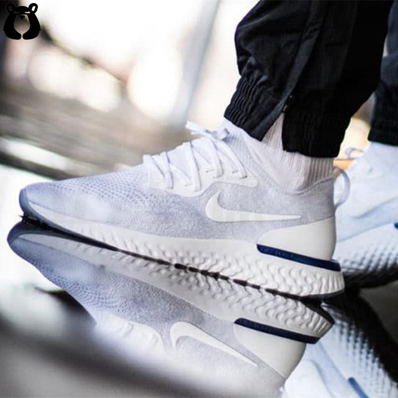 Nike Epic React Flyknit 白灰蓝