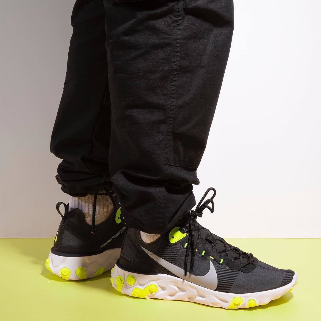 Nike React Element 55 黑绿