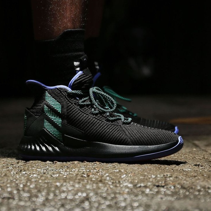adidas D Rose 9 黑绿