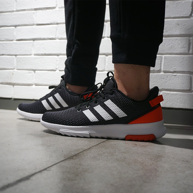 adidas Cloudfoam Racer TR  黑白红