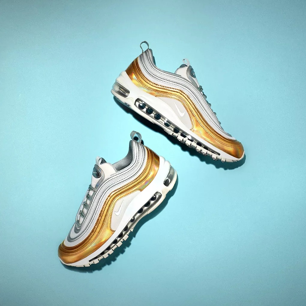 Nike Air Max 97 银金