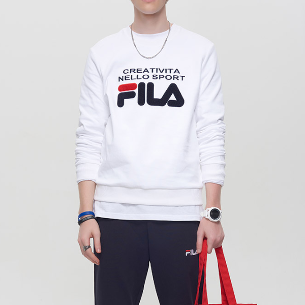 FILA 长袖套头卫衣