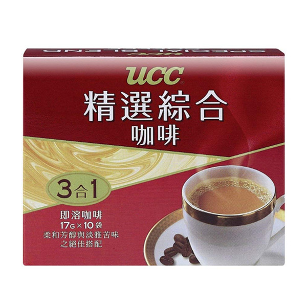 UCC悠诗诗精选综合3合1咖啡 170g(台湾原产)