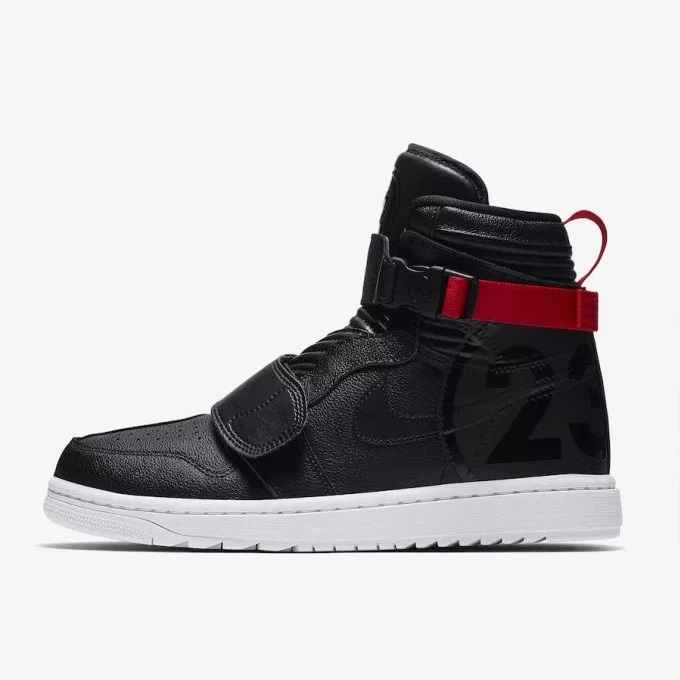 Air Jordan 1 MOTO 黑红绑带