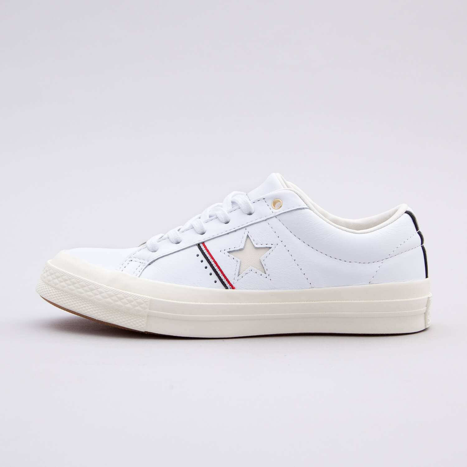 Converse One Star  白色双条纹