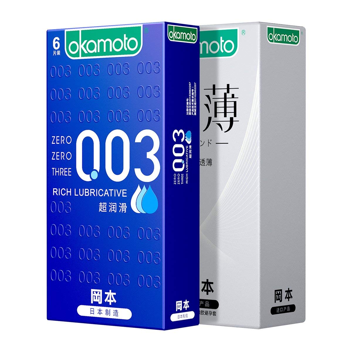 Okamoto 冈本 避孕套 003组合装16片