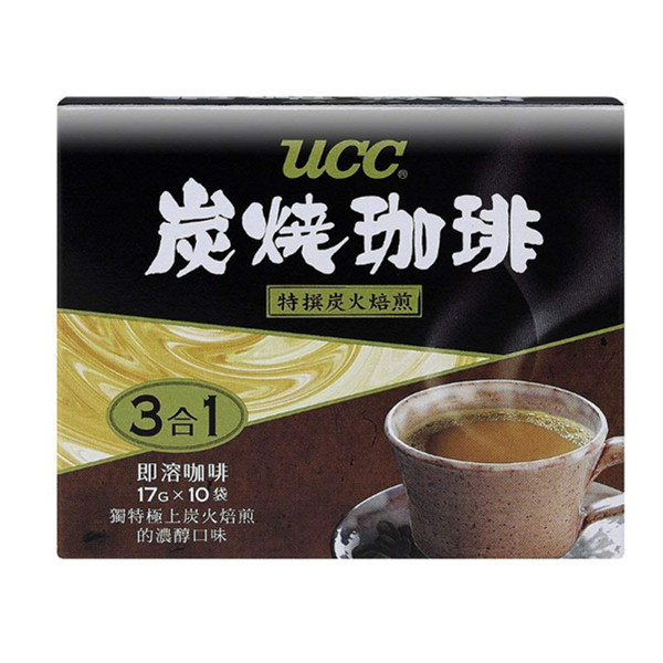 UCC悠诗诗炭烧3合1咖啡170g(台湾原产)